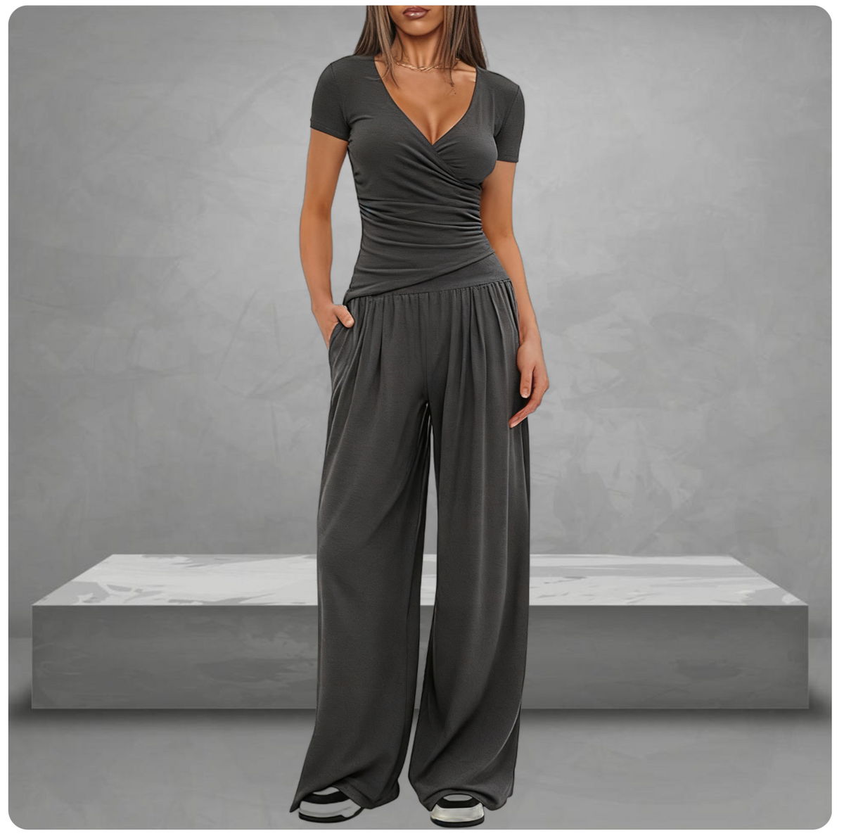 2 Piece Short-Sleeve